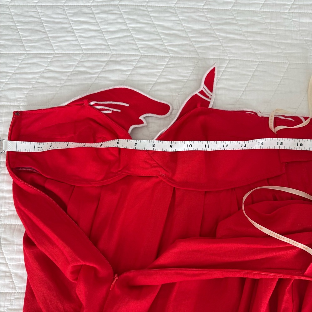 Farm Rio Red Fish Top Maxi Dress - Picture 13 of 13